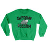 Awesome Possum Ugly Sweater Irish Green | Funny Shirt from Famous In Real Life