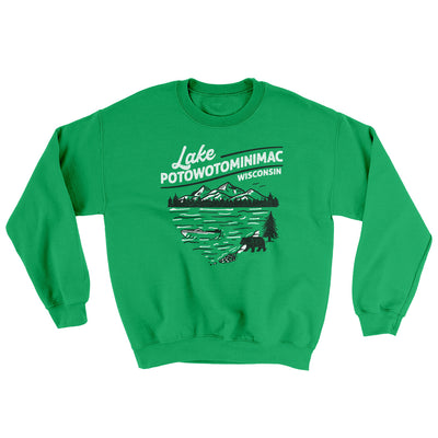 Lake Potowotominimac Ugly Sweater Irish Green | Funny Shirt from Famous In Real Life