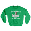 Party Like It's My Birthday Ugly Sweater Irish Green | Funny Shirt from Famous In Real Life