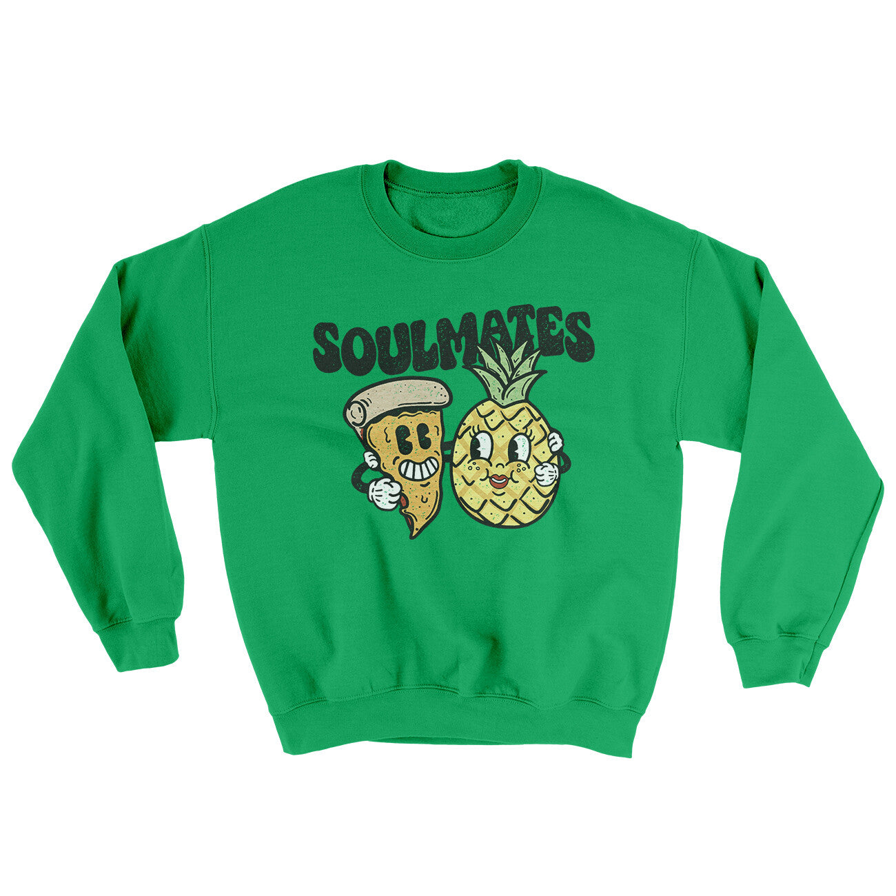 Soulmates Pineapple & Pizza Ugly Sweater | Funny Shirt from Famous In Real Life