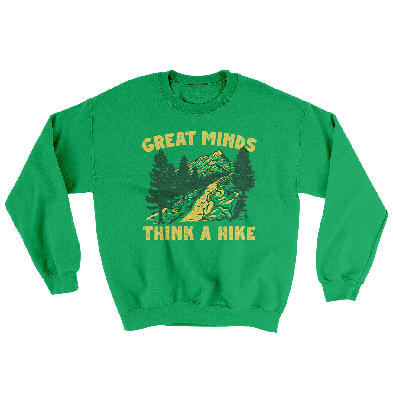 Great Minds Think A Hike Ugly Sweater | Funny Shirt from Famous In Real Life