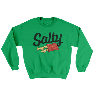 Salty Chips Ugly Sweater Irish Green | Funny Shirt from Famous In Real Life