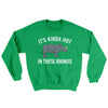 It's Kinda Hot In These Rhinos Ugly Sweater Irish Green | Funny Shirt from Famous In Real Life