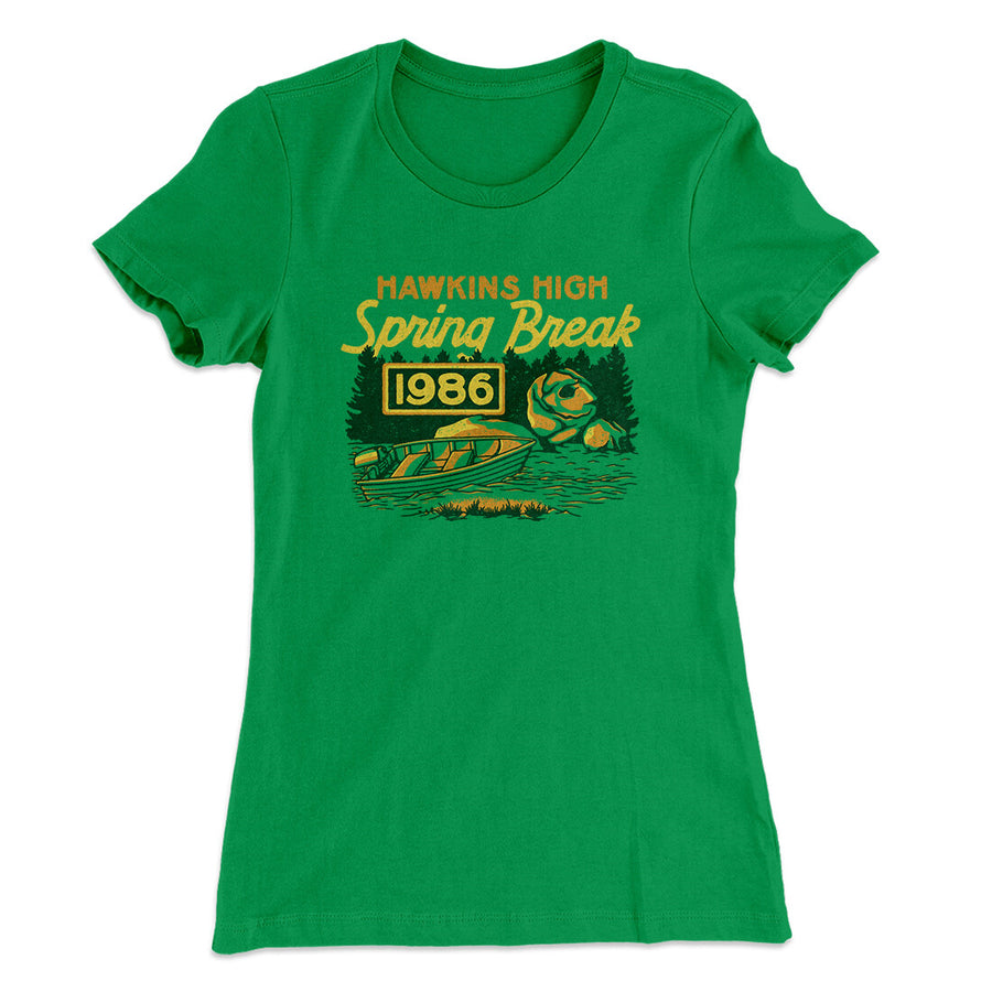 Hawkins Spring Break 1986 Women's T-Shirt | Funny Shirt from Famous In Real Life