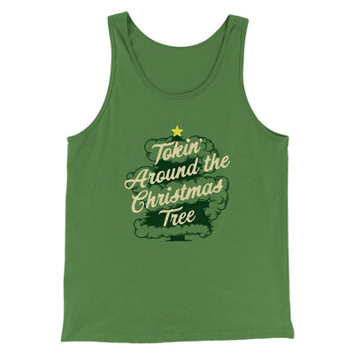 Tokin Around The Christmas Tree Men/Unisex Tank Top Leaf | Funny Shirt from Famous In Real Life