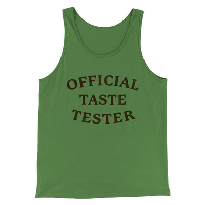 Official Taste Tester Funny Thanksgiving Men/Unisex Tank Top Leaf | Funny Shirt from Famous In Real Life