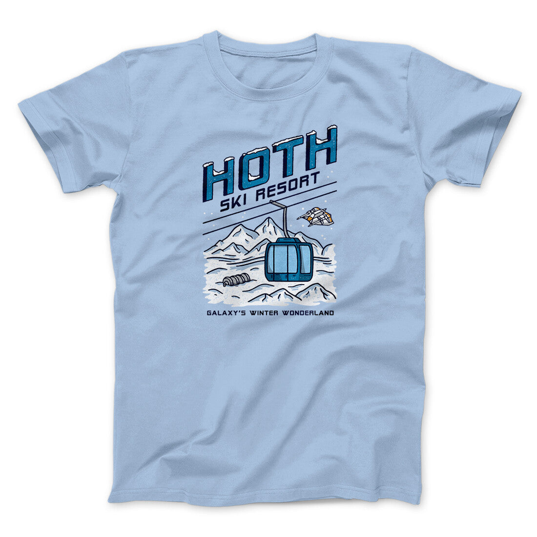 Hoth Ski Resort Funny Movie Men/Unisex T-Shirt | Funny Shirt from Famous In Real Life