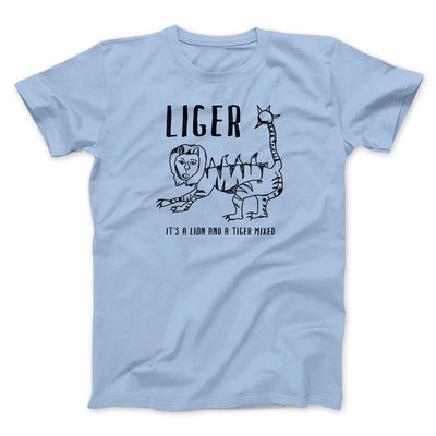 Liger Funny Movie Men/Unisex T-Shirt Light Blue | Funny Shirt from Famous In Real Life