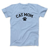 Cat Mom Men/Unisex T-Shirt Light Blue | Funny Shirt from Famous In Real Life