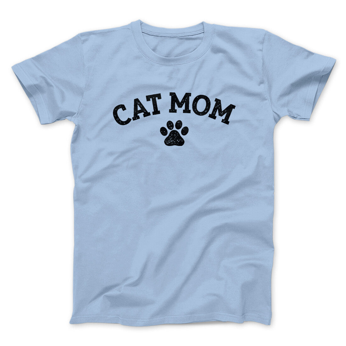 Cat Mom Men/Unisex T-Shirt Light Blue | Funny Shirt from Famous In Real Life