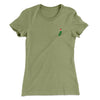 Christmas Pickle Women's T-Shirt Light Olive | Funny Shirt from Famous In Real Life