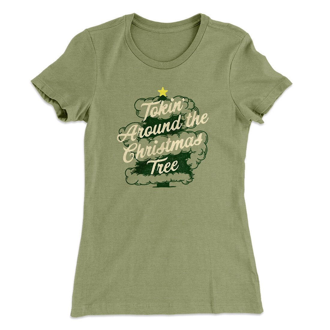 Tokin Around The Christmas Tree Women's T-Shirt | Funny Shirt from Famous In Real Life