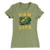 Van Life Women's T-Shirt Light Olive | Funny Shirt from Famous In Real Life