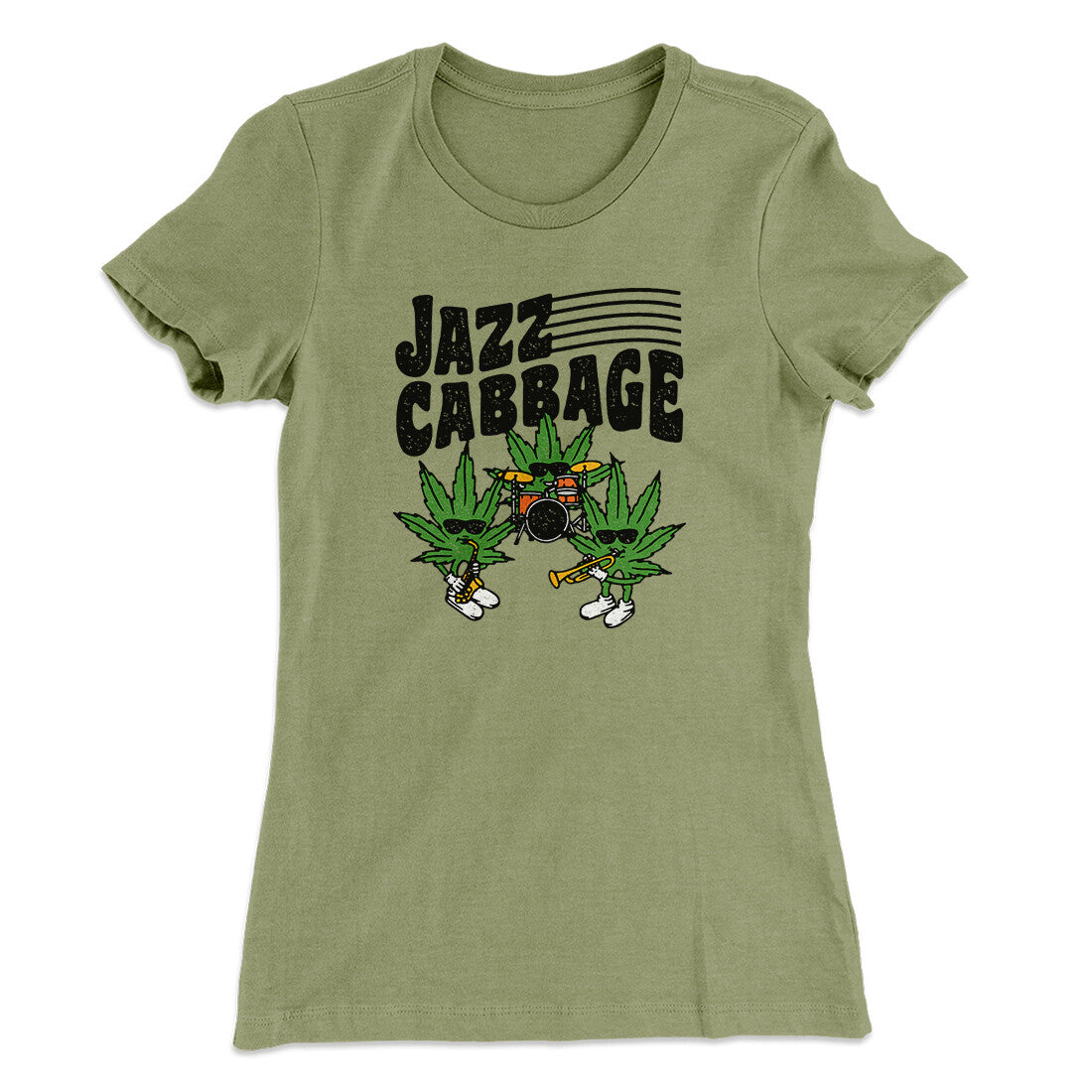Jazz Cabbage Funny Women's T-Shirt | Funny Shirt from Famous In Real Life