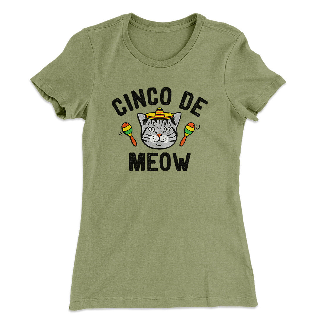 Cinco De Meow Women's T-Shirt | Funny Shirt from Famous In Real Life