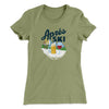 Aprés Ski Women's T-Shirt Light Olive | Funny Shirt from Famous In Real Life