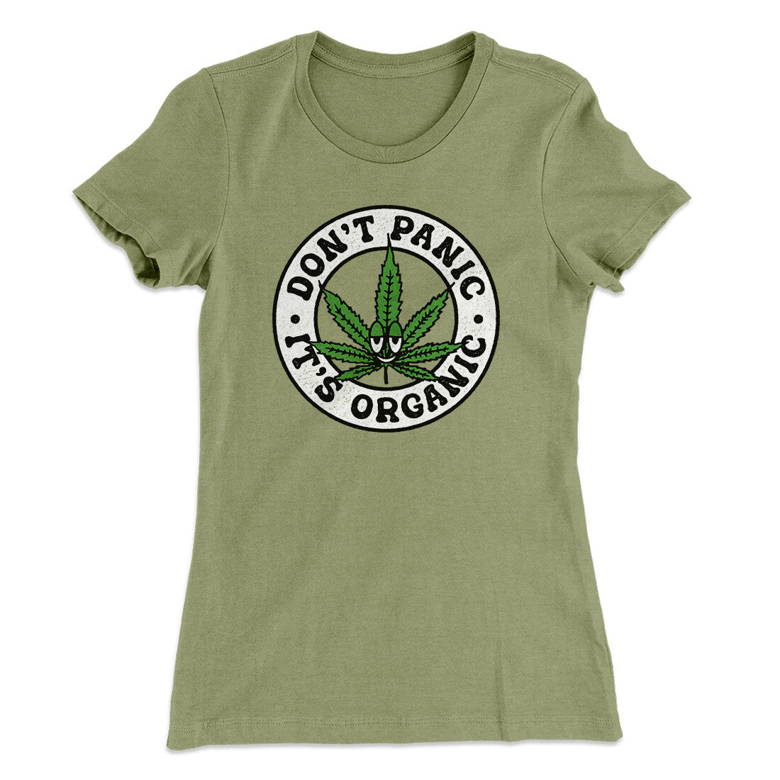 Don't Panic It's Organic Women's T-Shirt | Funny Shirt from Famous In Real Life