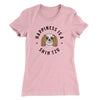 Happiness Is A Shih Tzu Women's T-Shirt Light Pink | Funny Shirt from Famous In Real Life