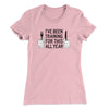 Ive Been Training For This All Year Funny Thanksgiving Women's T-Shirt Light Pink | Funny Shirt from Famous In Real Life