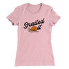 Snailed It Funny Women's T-Shirt Light Pink | Funny Shirt from Famous In Real Life
