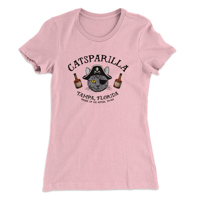 Catsparilla Women's T-Shirt Light Pink | Funny Shirt from Famous In Real Life