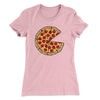 Pizza Slice Couple's Shirt Women's T-Shirt Light Pink | Funny Shirt from Famous In Real Life