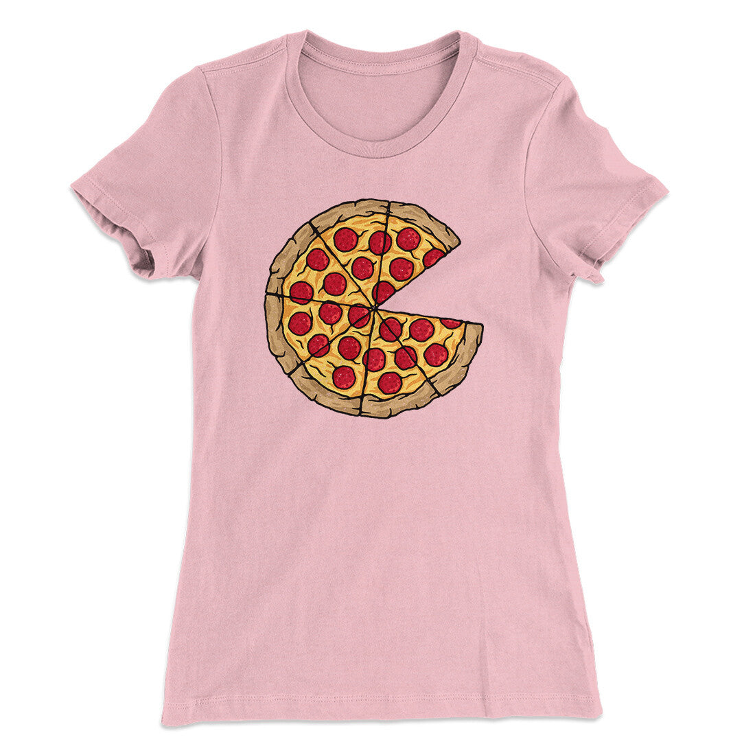 Pizza Slice Couple's Shirt Women's T-Shirt | Funny Shirt from Famous In Real Life