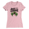 Jazz Cabbage Funny Women's T-Shirt Light Pink | Funny Shirt from Famous In Real Life