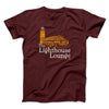 The Lighthouse Lounge Men/Unisex T-Shirt Maroon | Funny Shirt from Famous In Real Life