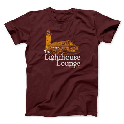 The Lighthouse Lounge Funny Movie Men/Unisex T-Shirt Maroon | Funny Shirt from Famous In Real Life