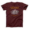 Amityville Bed And Breakfast Funny Movie Men/Unisex T-Shirt Maroon | Funny Shirt from Famous In Real Life