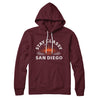 Stay Classy San Diego Hoodie Maroon | Funny Shirt from Famous In Real Life