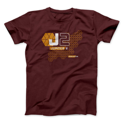 Robinson Jupiter 2 Crew Men/Unisex T-Shirt Maroon | Funny Shirt from Famous In Real Life