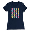 Candy Heart Anti-Valentines Women's T-Shirt Midnight Navy | Funny Shirt from Famous In Real Life