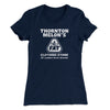 Thornton Melon's Tall And Fat Women's T-Shirt Midnight Navy | Funny Shirt from Famous In Real Life