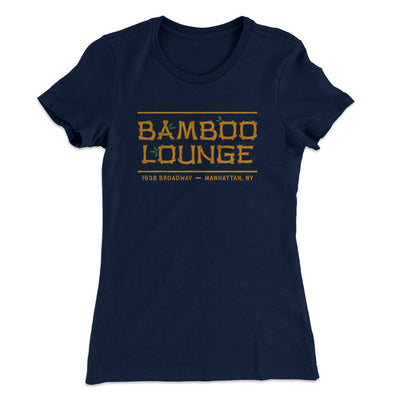 Bamboo Lounge Women's T-Shirt Midnight Navy | Funny Shirt from Famous In Real Life