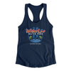 Waterloo Water Park, San Dimas Women's Racerback Tank Midnight Navy | Funny Shirt from Famous In Real Life