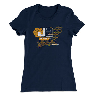 Robinson Jupiter 2 Crew Women's T-Shirt Midnight Navy | Funny Shirt from Famous In Real Life