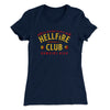Hellfire Club Women's T-Shirt Midnight Navy | Funny Shirt from Famous In Real Life