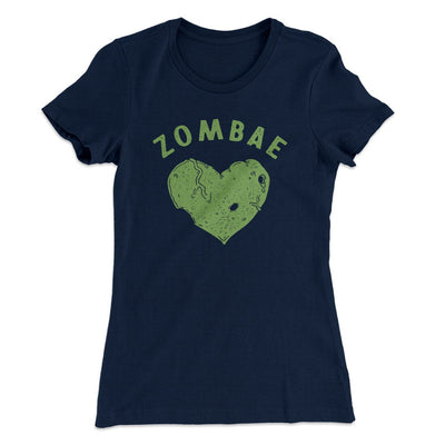 Zombae Women's T-Shirt Midnight Navy | Funny Shirt from Famous In Real Life