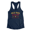 Gold Rush Jewelry Women's Racerback Tank Midnight Navy | Funny Shirt from Famous In Real Life