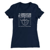 The Annexation Of Puerto Rico Women's T-Shirt Midnight Navy | Funny Shirt from Famous In Real Life