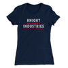 Knight Industries Women's T-Shirt Midnight Navy | Funny Shirt from Famous In Real Life
