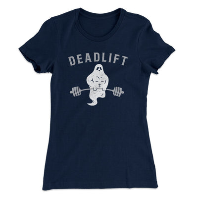 Deadlift - Ghost Women's T-Shirt Midnight Navy | Funny Shirt from Famous In Real Life