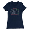The North Pole Strip Club Women's T-Shirt Midnight Navy | Funny Shirt from Famous In Real Life