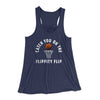 Catch You On The Flippity Flip Women's Flowey Racerback Tank Top Midnight | Funny Shirt from Famous In Real Life