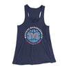 Montana Management Co Women's Flowey Racerback Tank Top Midnight | Funny Shirt from Famous In Real Life