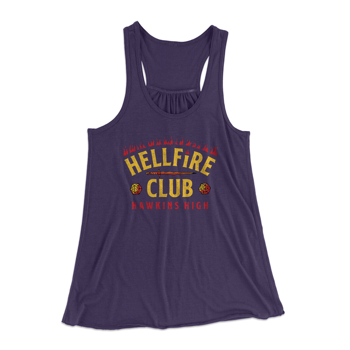 Hellfire Club Women's Flowey Racerback Tank Top | Funny Shirt from Famous In Real Life