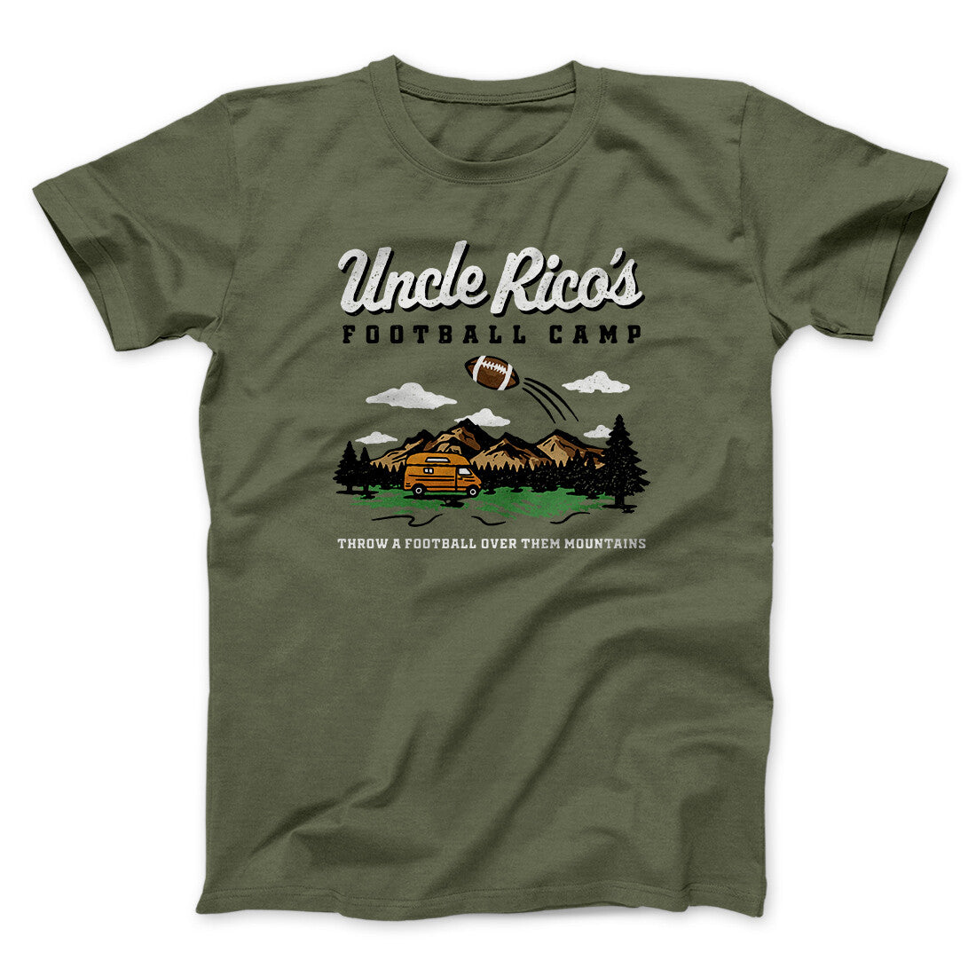 Uncle Rico's Football Camp Funny Movie Men/Unisex T-Shirt | Funny Shirt from Famous In Real Life