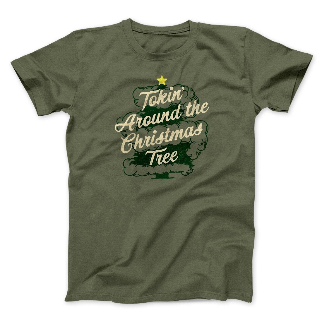 Tokin Around The Christmas Tree Men/Unisex T-Shirt | Funny Shirt from Famous In Real Life